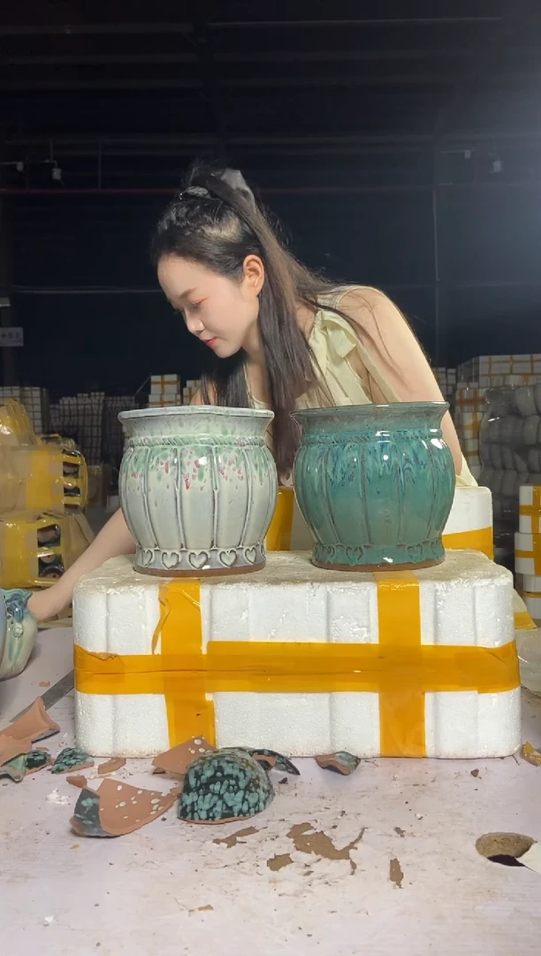 宜兴紫砂粗陶花盆18/19