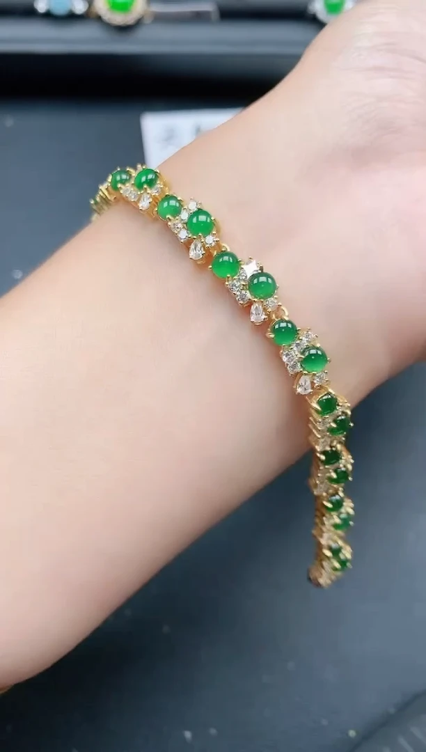 银S925镶嵌戒指翡翠1111