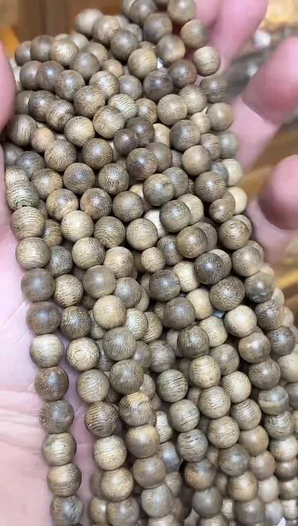 沉香手串 文莱圆珠长串0.9多样性发其一