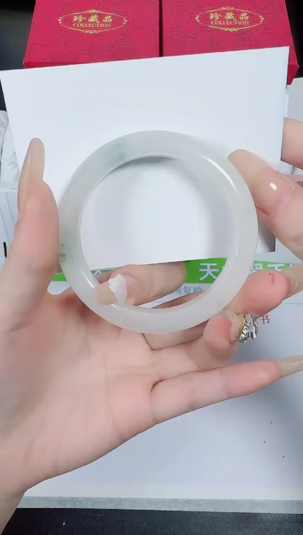 【闪购商品】石英质玉手镯未镶嵌K102-52.1