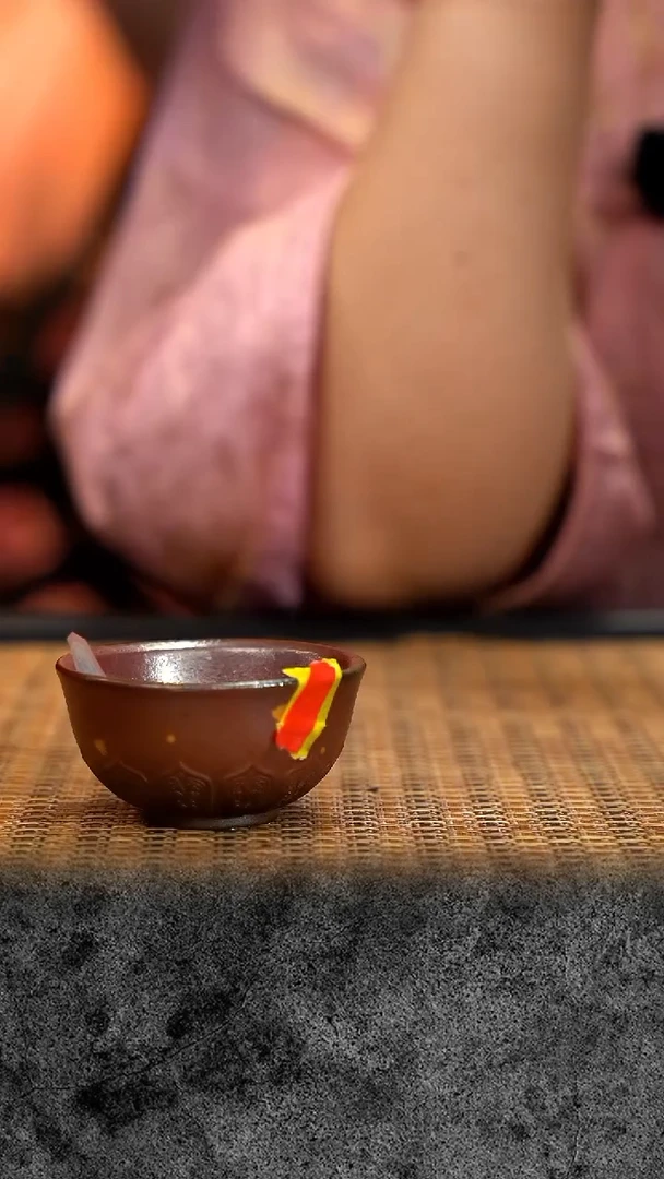 紫砂茶宠紫砂 宜兴紫砂 GFY 小叶紫檀  莲瓣杯