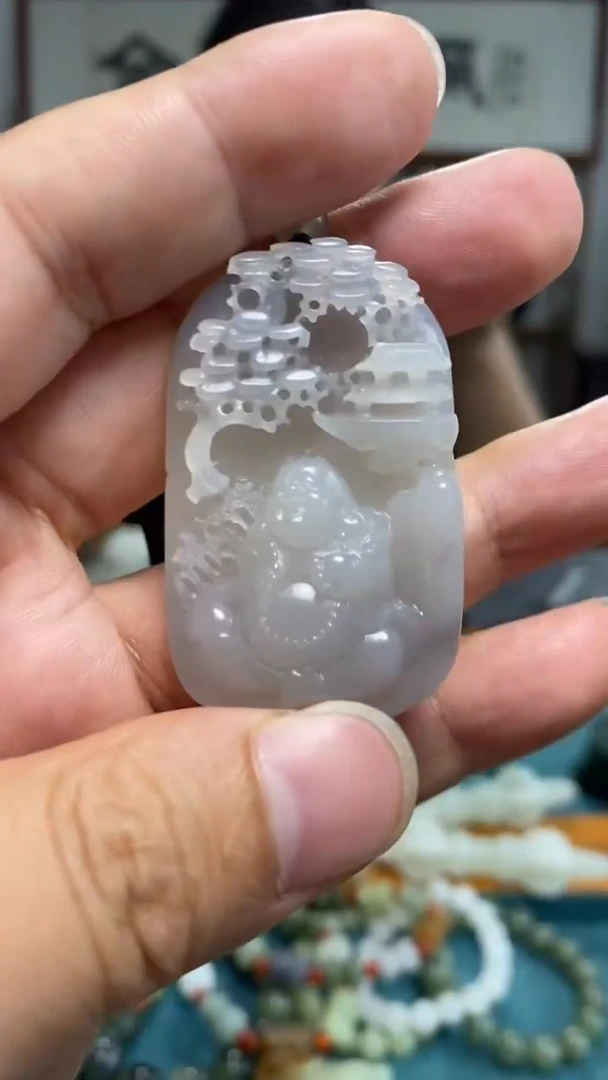 颈饰未镶嵌和田玉96