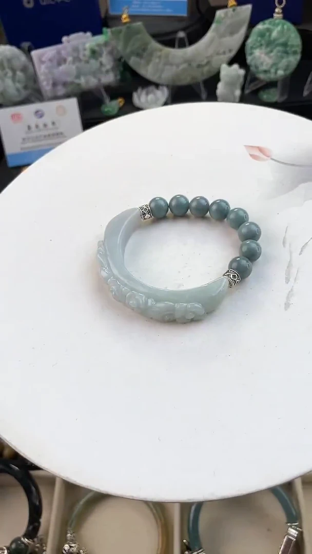 未镶嵌手链翡翠手工定制默认微瑕主播介绍为准