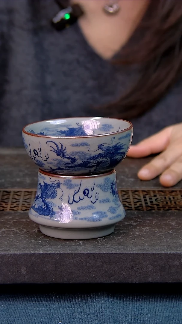 W*简装家用款件套 老陶泥开片纹陶瓷茶具