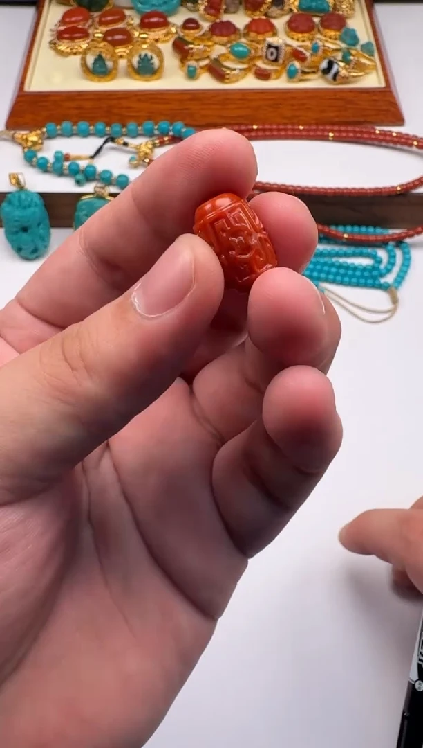 未镶嵌南红玛瑙挂件洋**~配饰配饰