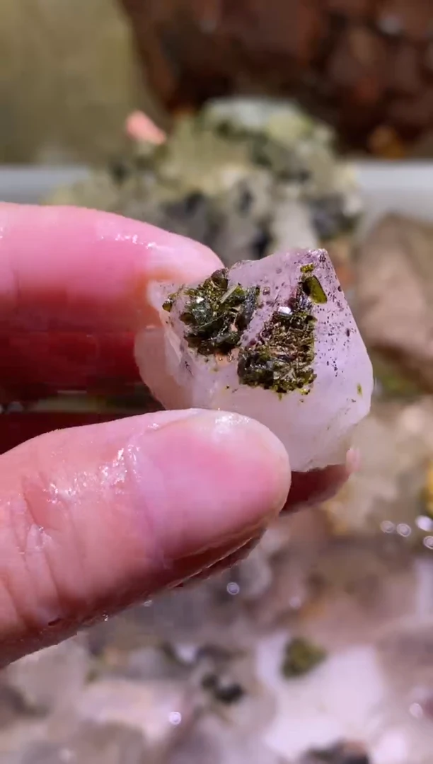 未镶嵌珠宝半成品水晶73号四川美姑超七花园水晶