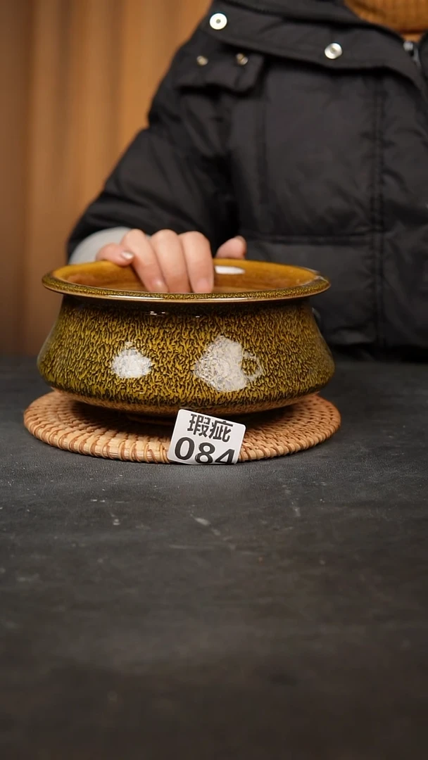 【闪购商品】瓷片084泥泥手工花盆口13