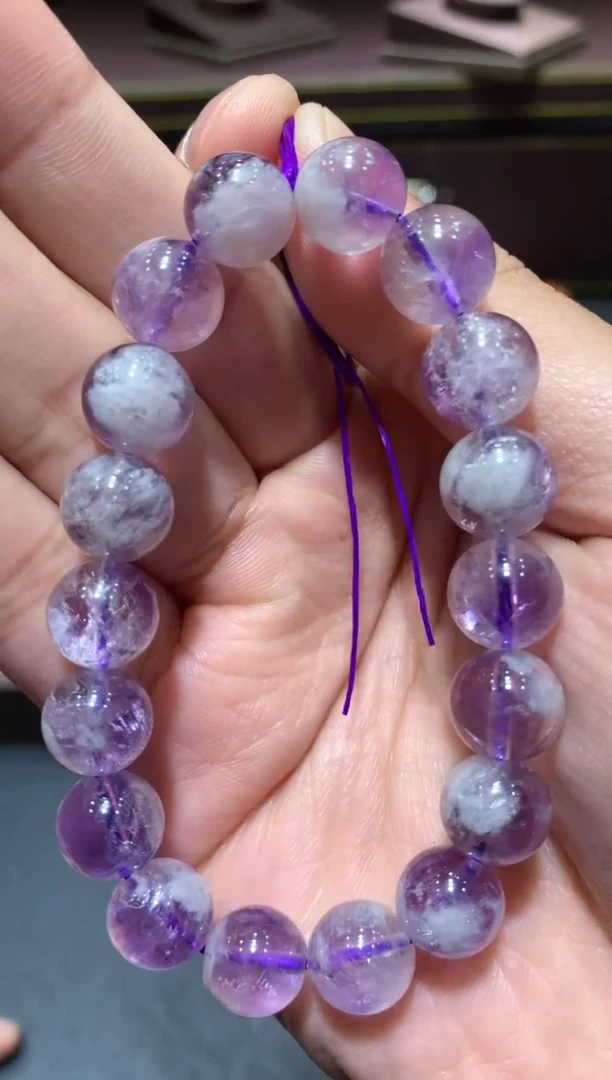 【闪购商品】水晶手链未镶嵌P98紫幽灵