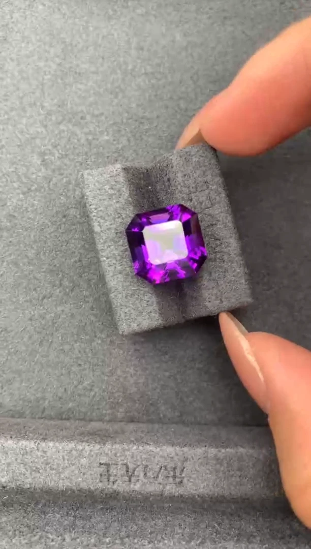 未镶嵌珠宝半成品紫晶9ct紫水晶  FE  定制