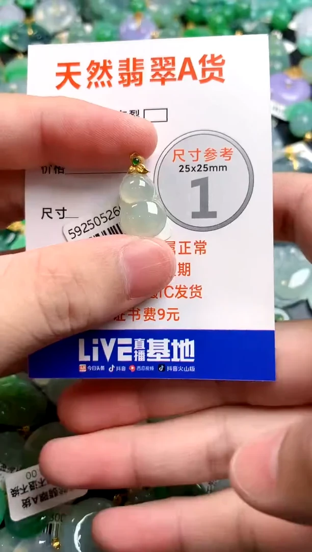 颈饰18K金镶嵌翡翠0077934331