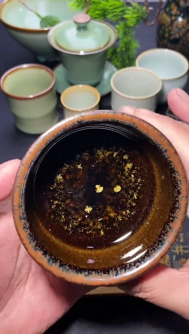 茶盏168叶紫建盏