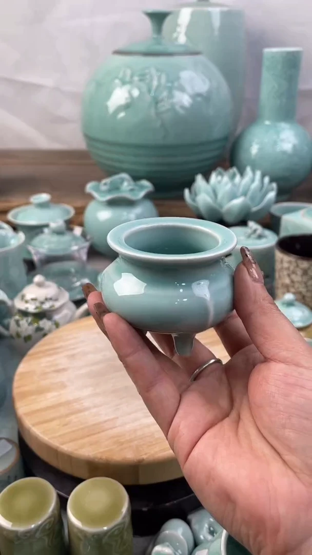 【闪购商品】特价福利 微瑕 慧仙青瓷