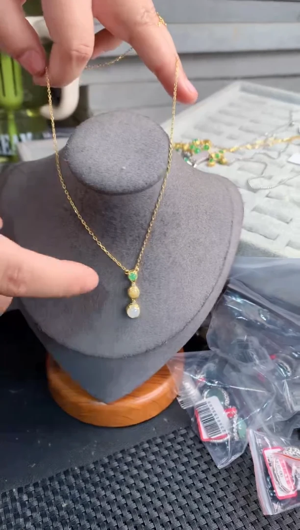 银S925镶嵌戒指翡翠14               4