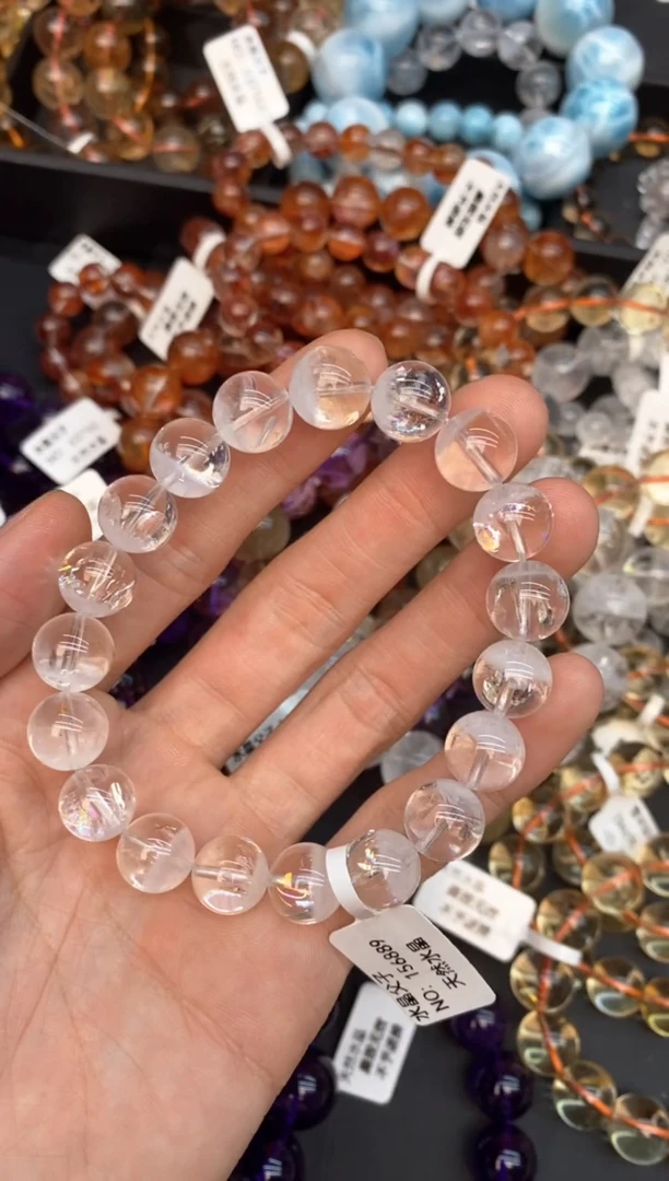 水晶手串未镶嵌2白幽灵11mm