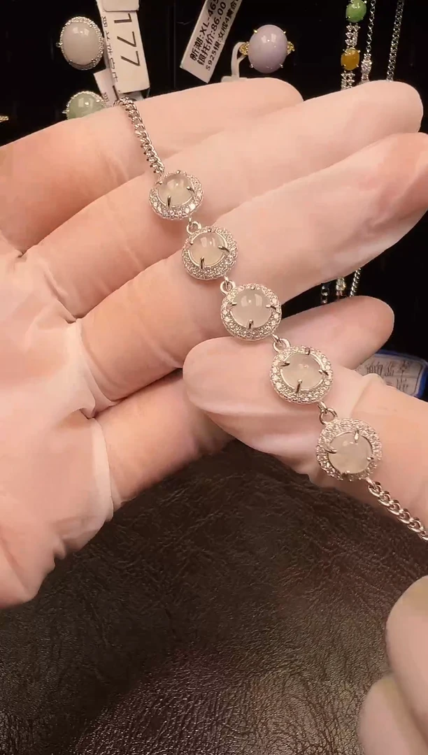 银S925镀金镶嵌戒指翡翠戒指