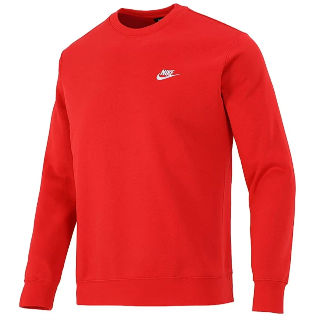 NIKE/耐克男女秋冬加绒圆领保暖针织套头卫衣BV2663-657