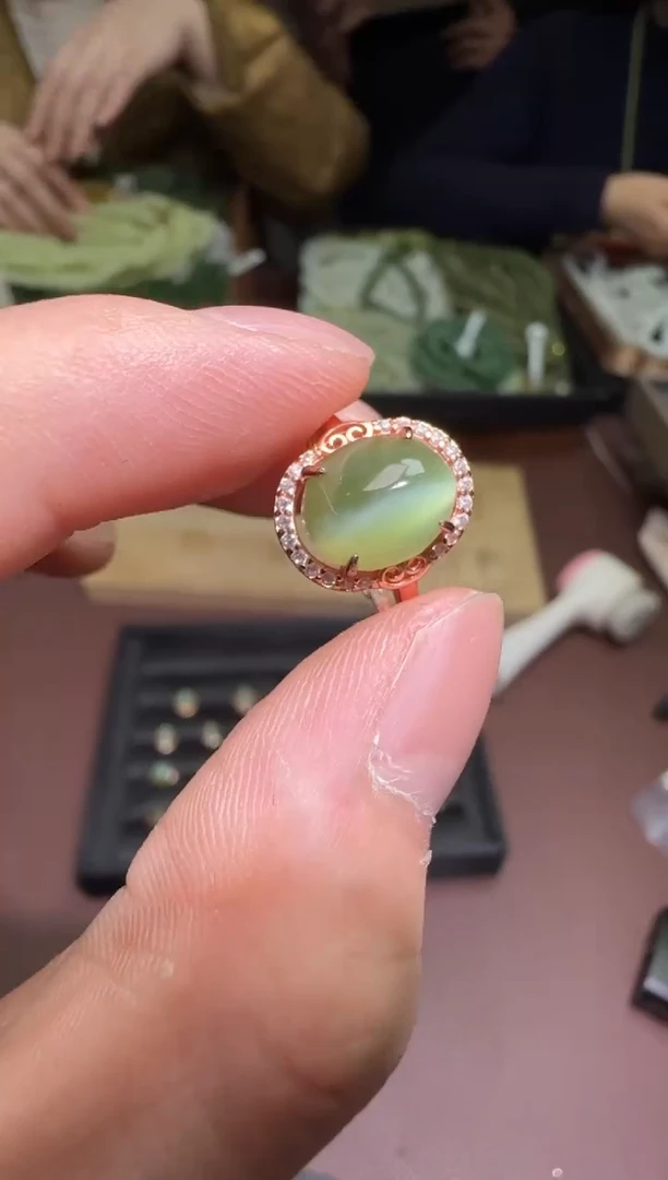 【闪购商品】和田玉【钰215】13银S925镶嵌9005