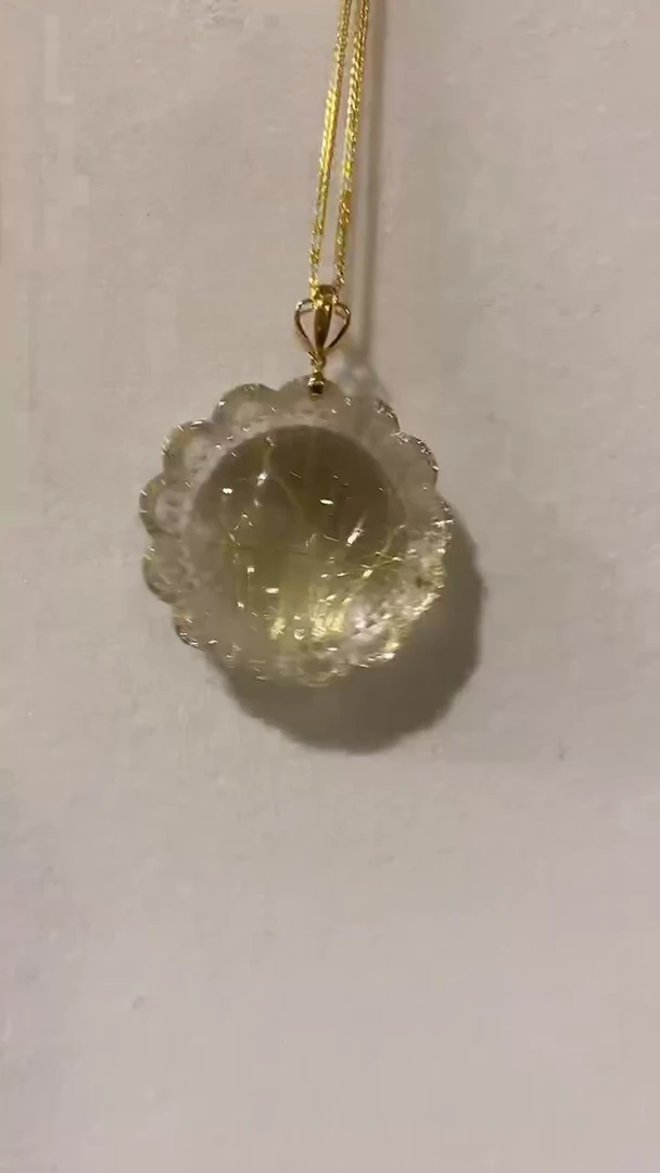 【闪购商品】烟晶手链银S925镶嵌金发晶太阳花