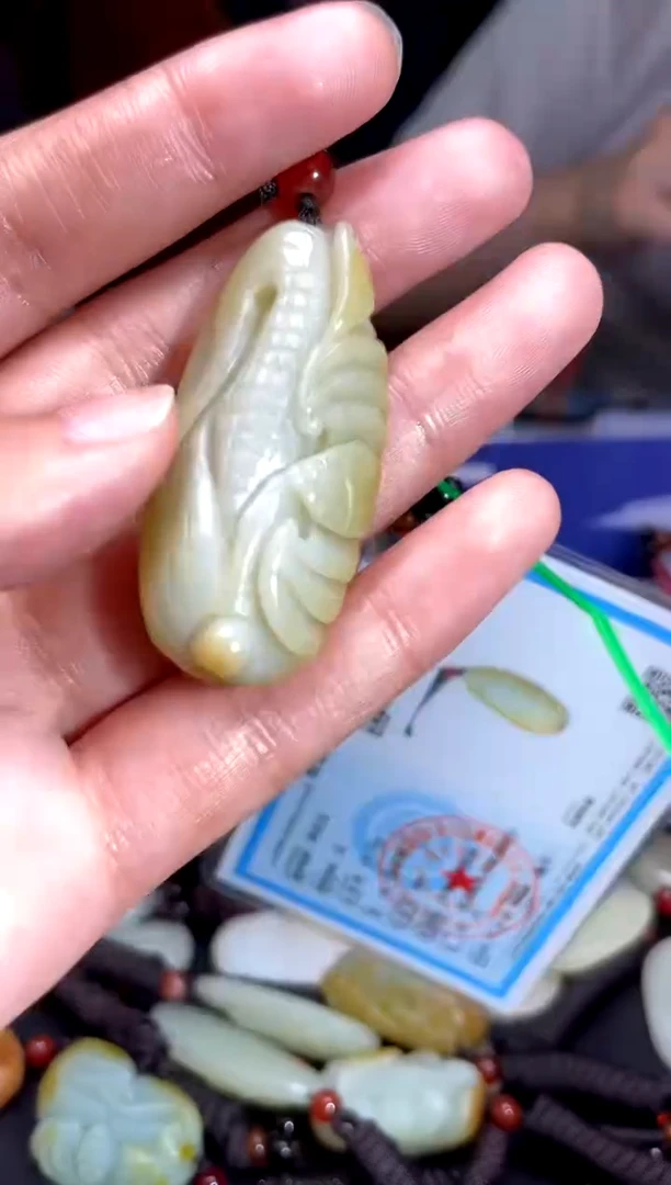 和田玉未镶嵌挂件1