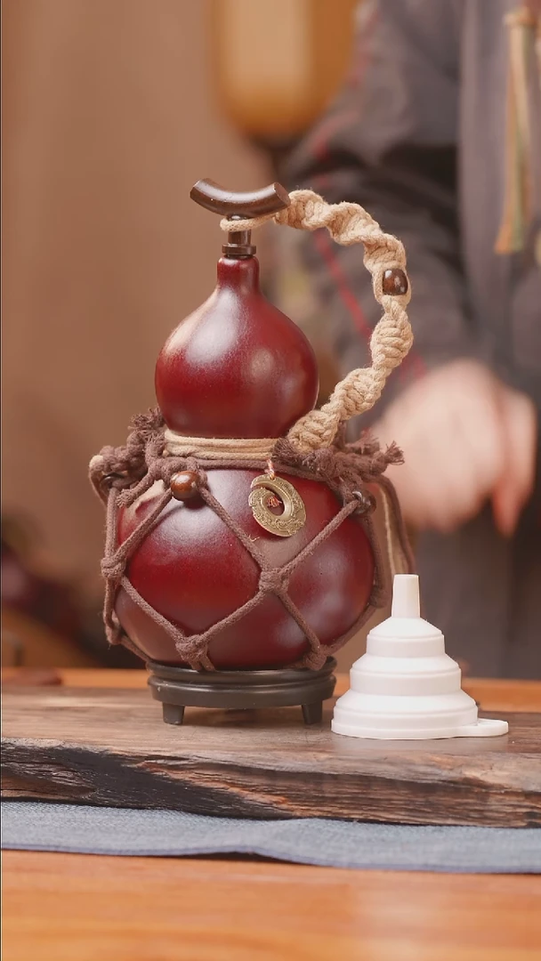 1052号链接精品大漆葫芦现货现发[一物一拍]（500ml）