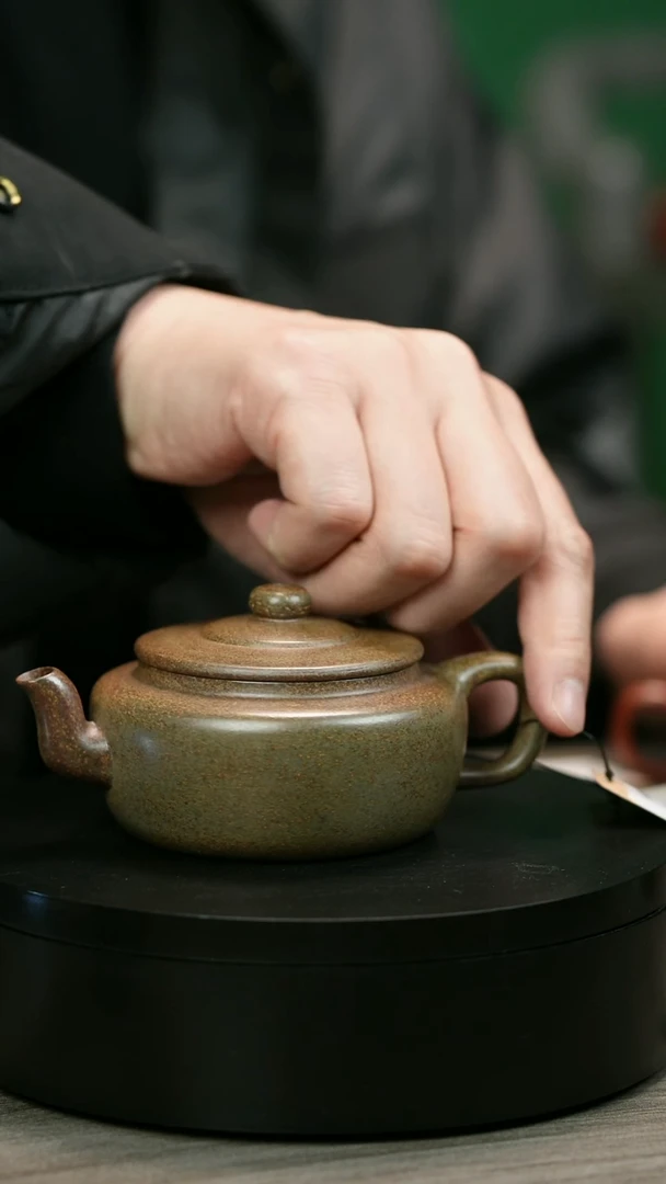 茶壶紫砂焱H2397史鑫杰段泥光素旭帽