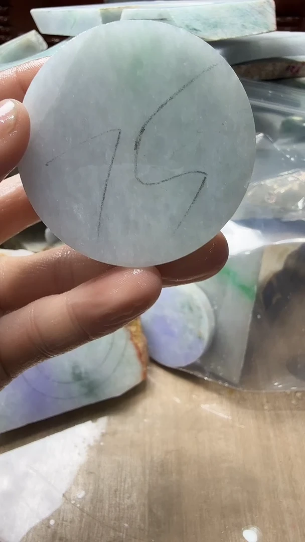 裸石翡翠天然翡翠A货花611
