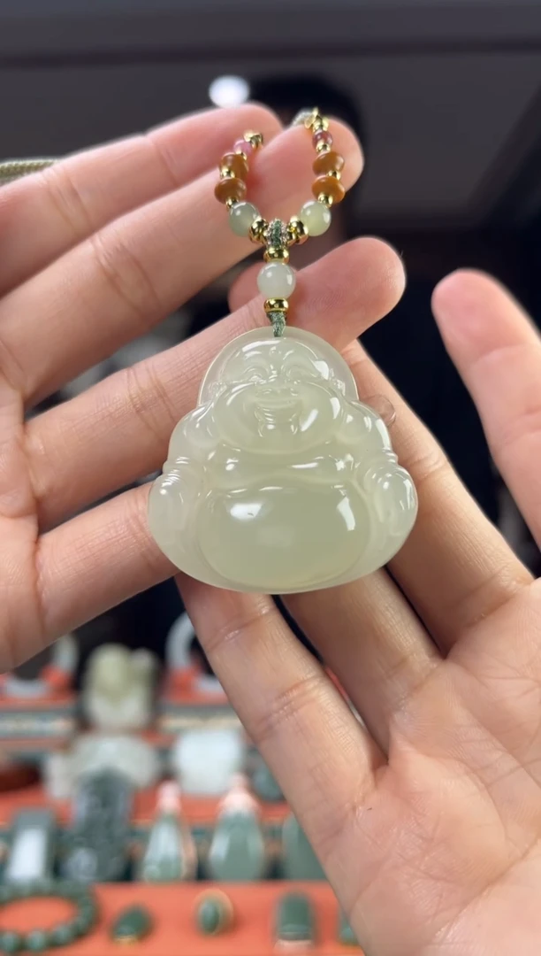 【闪购商品】和田玉颈饰未镶嵌佩佩40mm左右