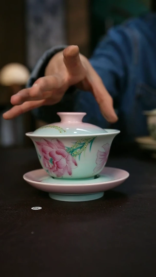 【闪购商品】景德镇陶瓷杯碗柴烧多人