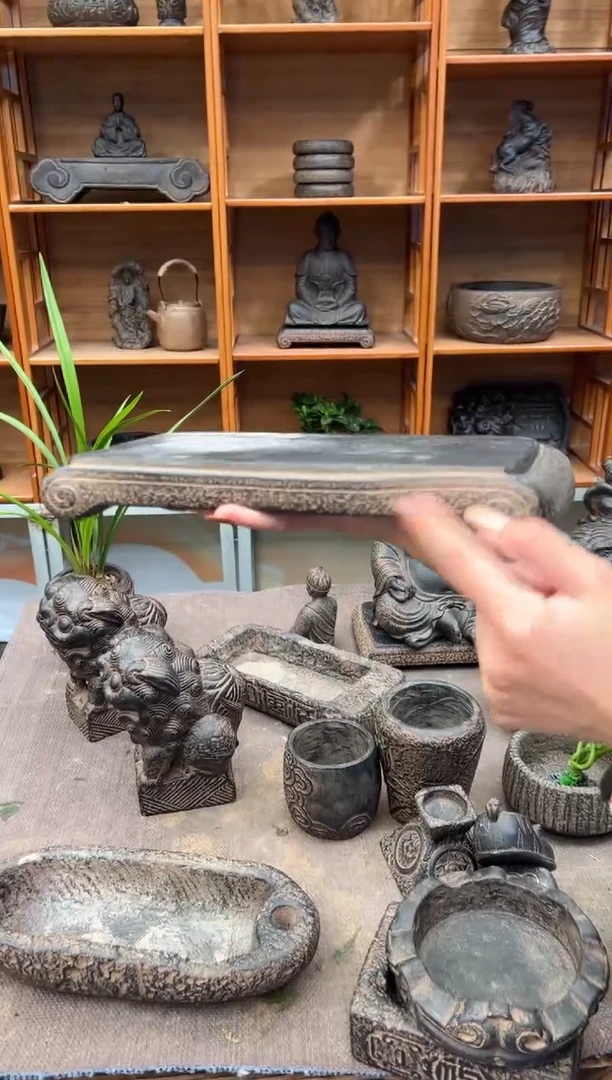 陶土【火山泥】大江枫底座