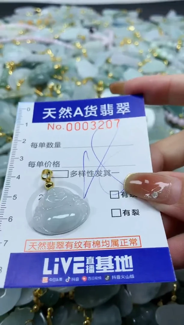颈饰未镶嵌翡翠天然A货翡翠