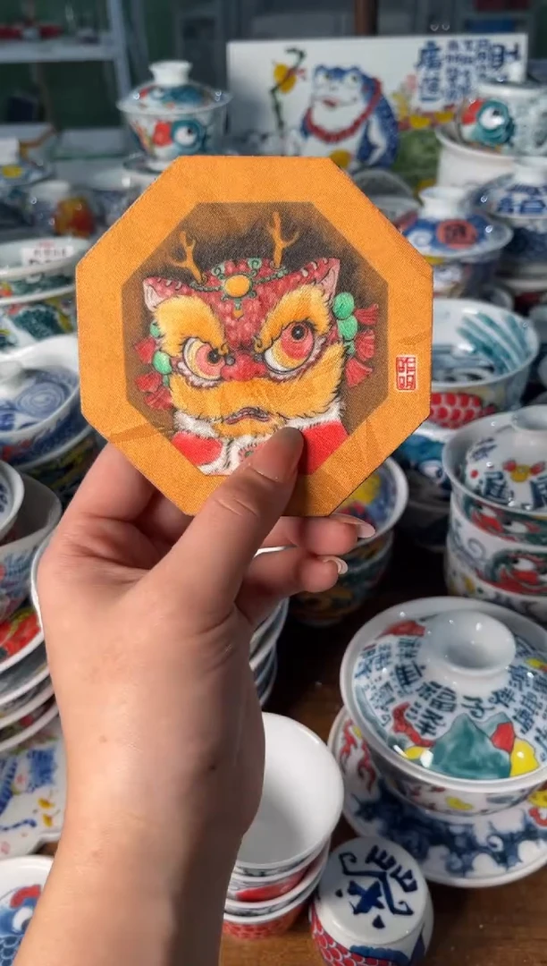 昨明布艺杯垫（宠粉价格）