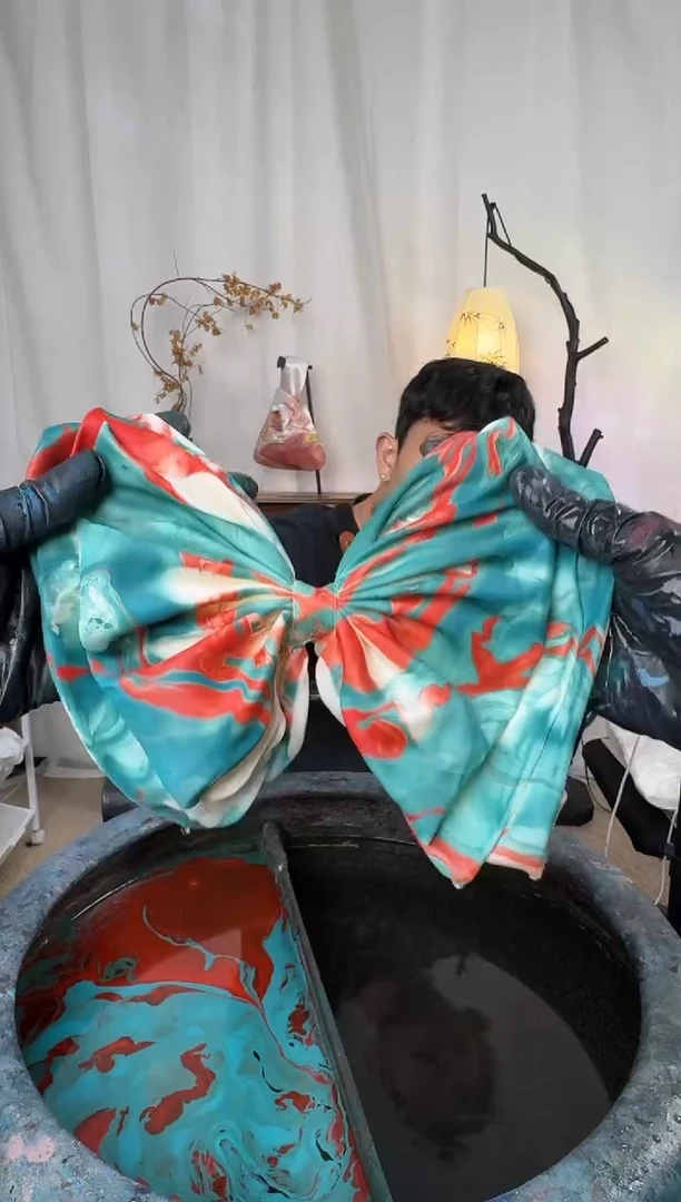 838 荷塘锦鲤 三层蝴蝶抓夹