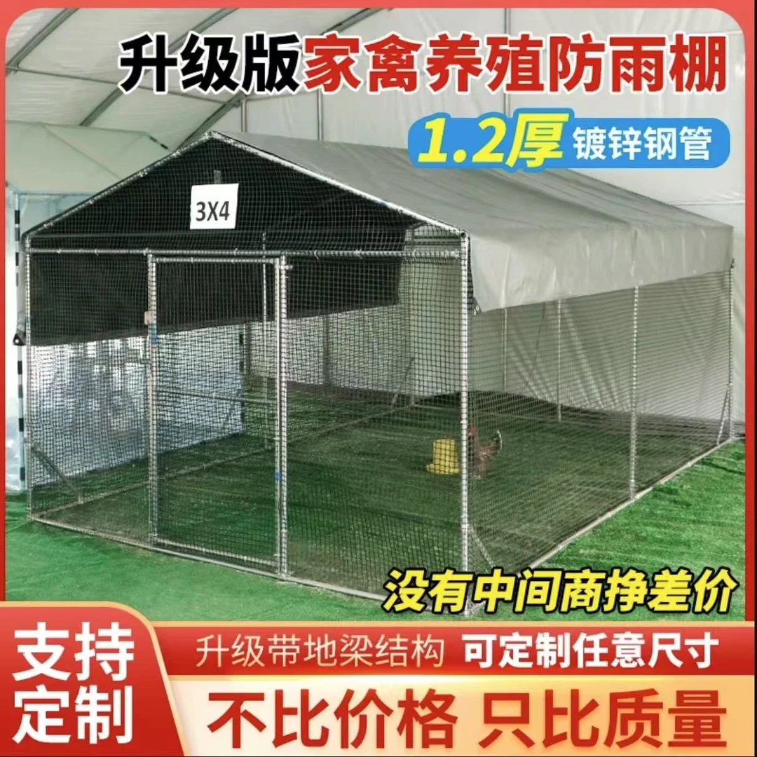 户外家禽养殖棚定制专拍图片