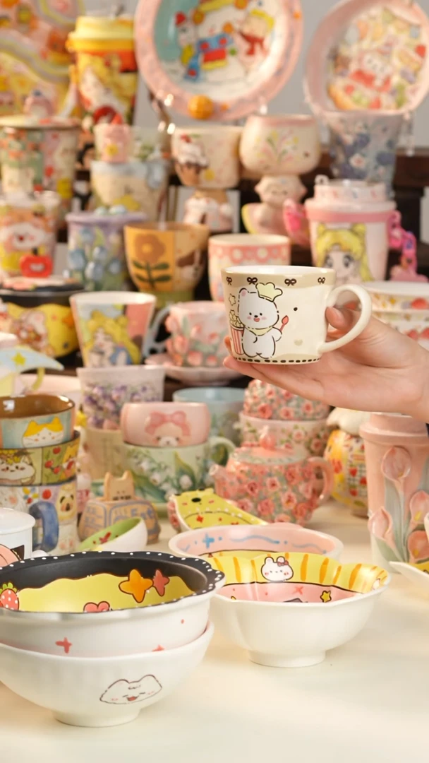 其他陶景德镇釉下彩手绘设计师款陶瓷