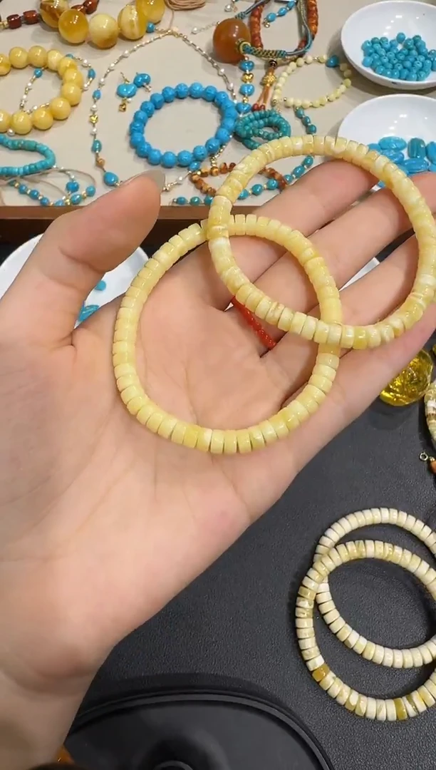 手串琥珀未镶嵌X1119-1195-9多样性一件