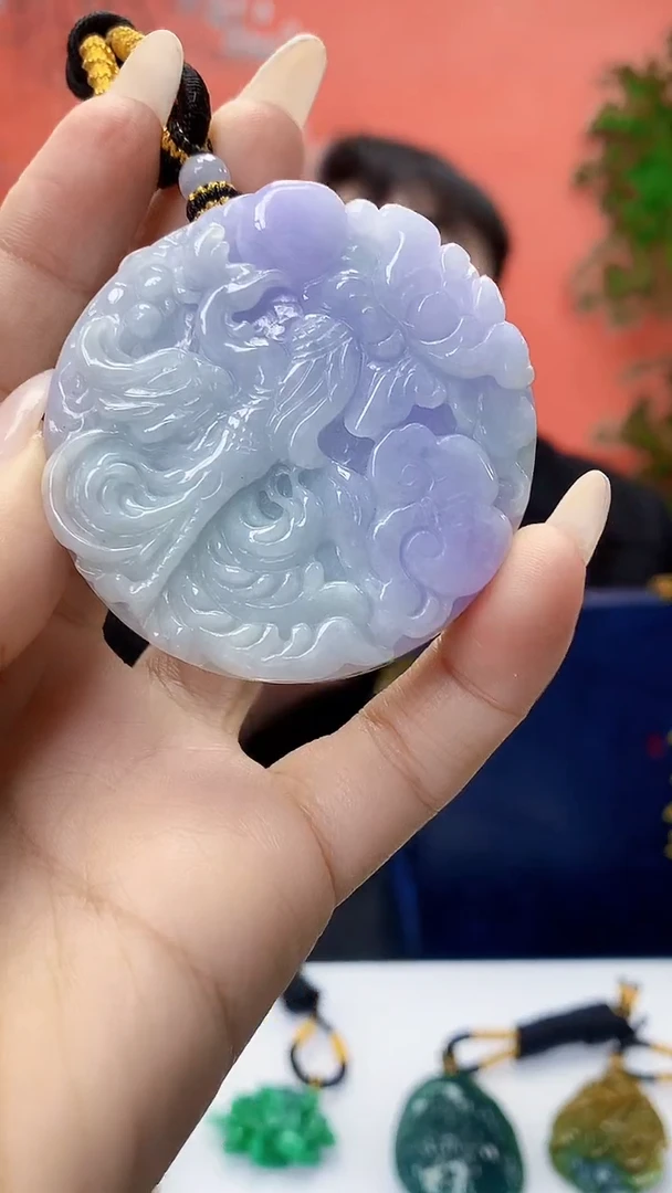 未镶嵌定制翡翠5060ty-毛货挂件92