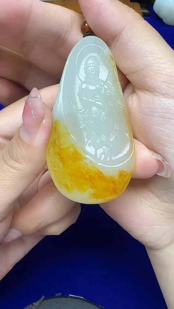 和田玉未镶嵌挂件1