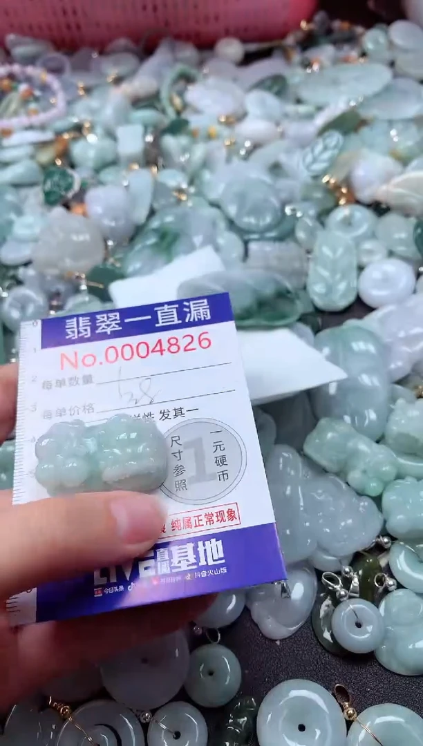 翡翠未镶嵌吊坠(不含链)4826