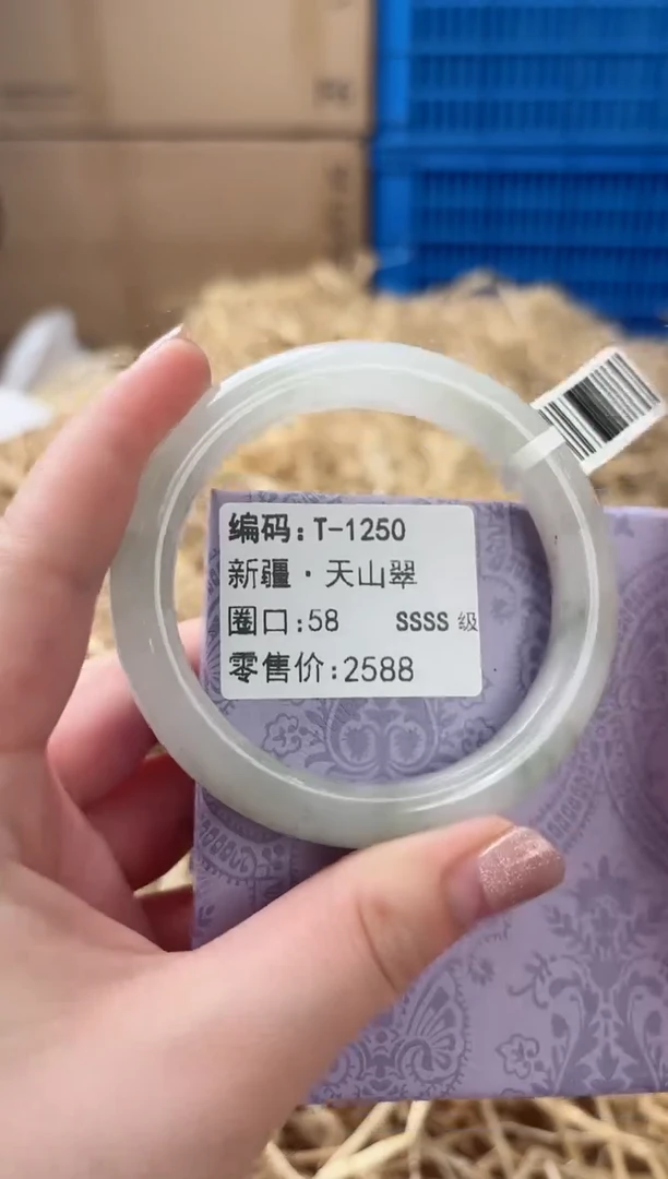 未镶嵌手镯石英质玉T-1250