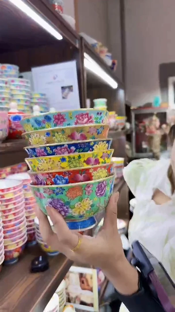 瓷片5英寸饭碗10个景德镇餐具