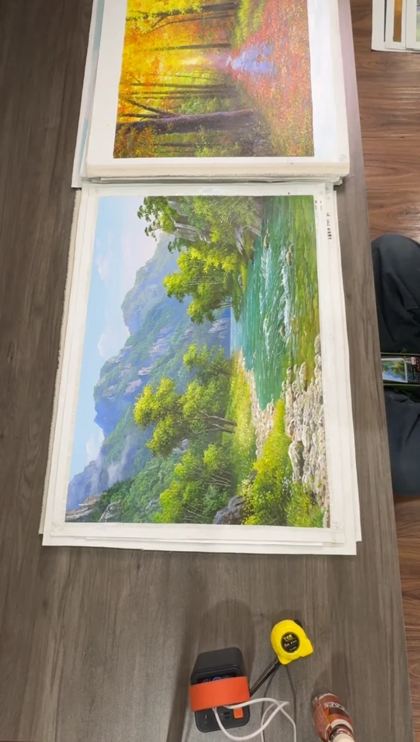 油画【37号】朝鲜原创纯手绘孤品油画丨顺丰包邮