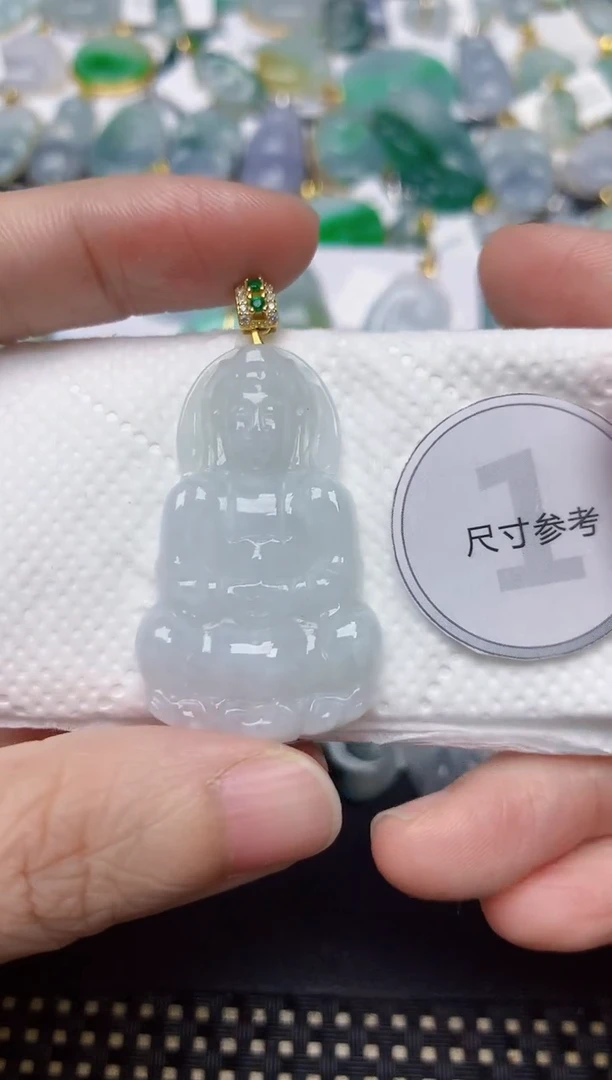颈饰未镶嵌翡翠天然缅甸A货翡翠