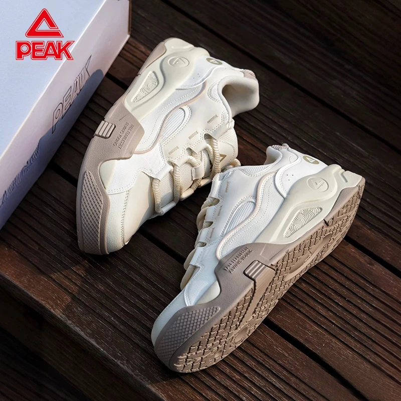 匹克态极漫游休闲男鞋冬季款厚底增高板鞋情侣运动鞋女-DB420057