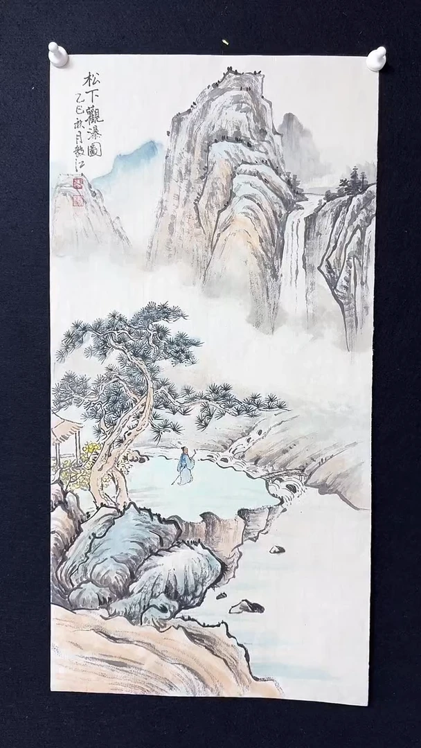 书法朱毅江国画作品分享