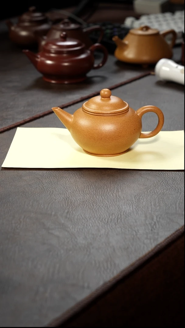 茶壶紫砂壶·17黄金段水平150cc
