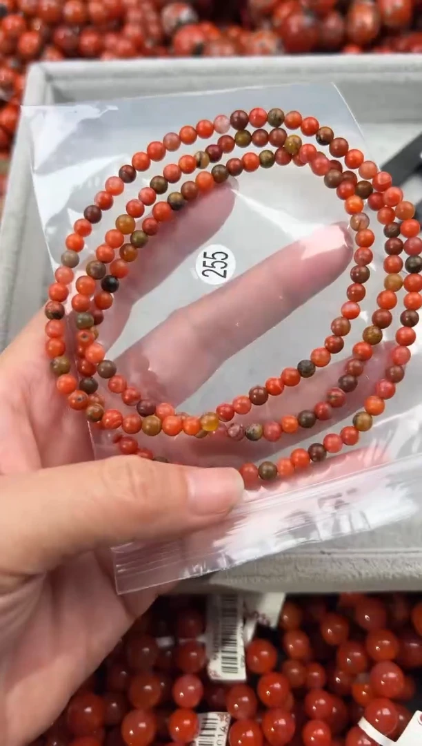 未镶嵌手串南红玛瑙4+