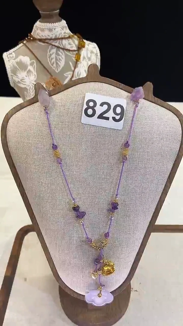 项链钛钢淡水珍珠829