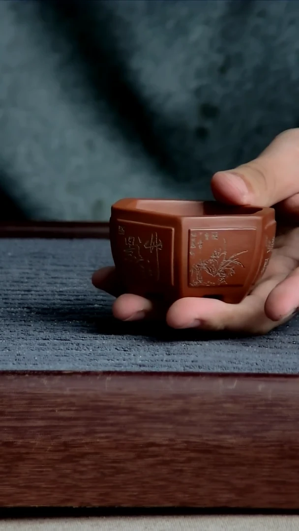 紫砂花盆6*5.5*3内径尺寸