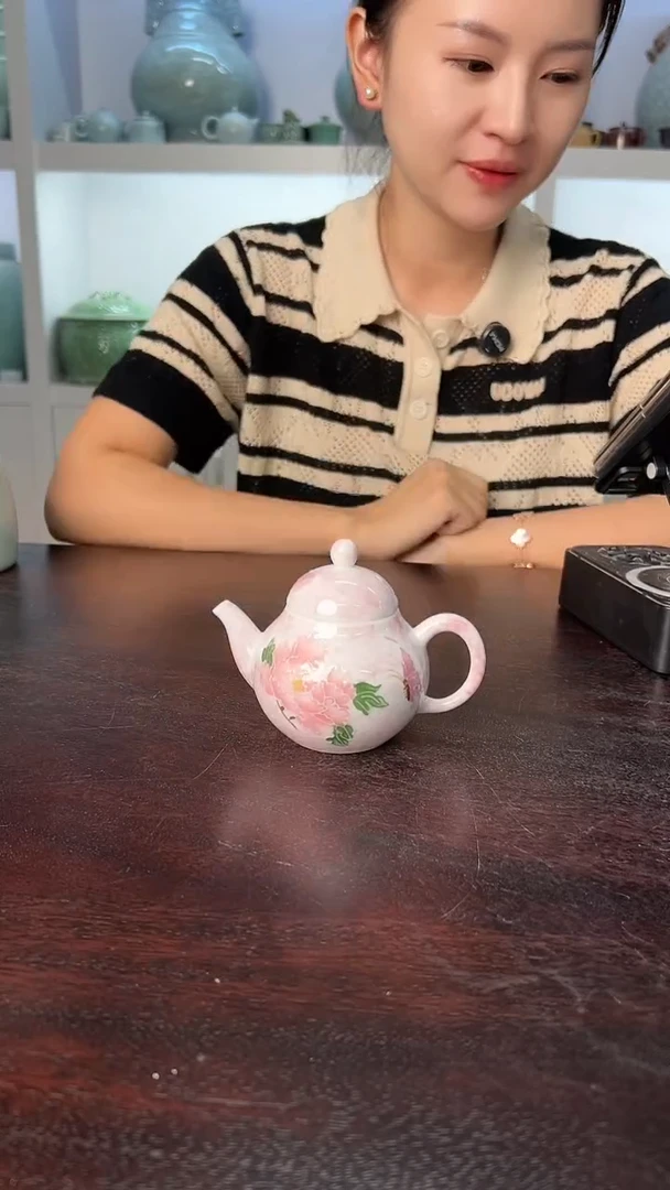 龙泉云间青瓷小米茶器
