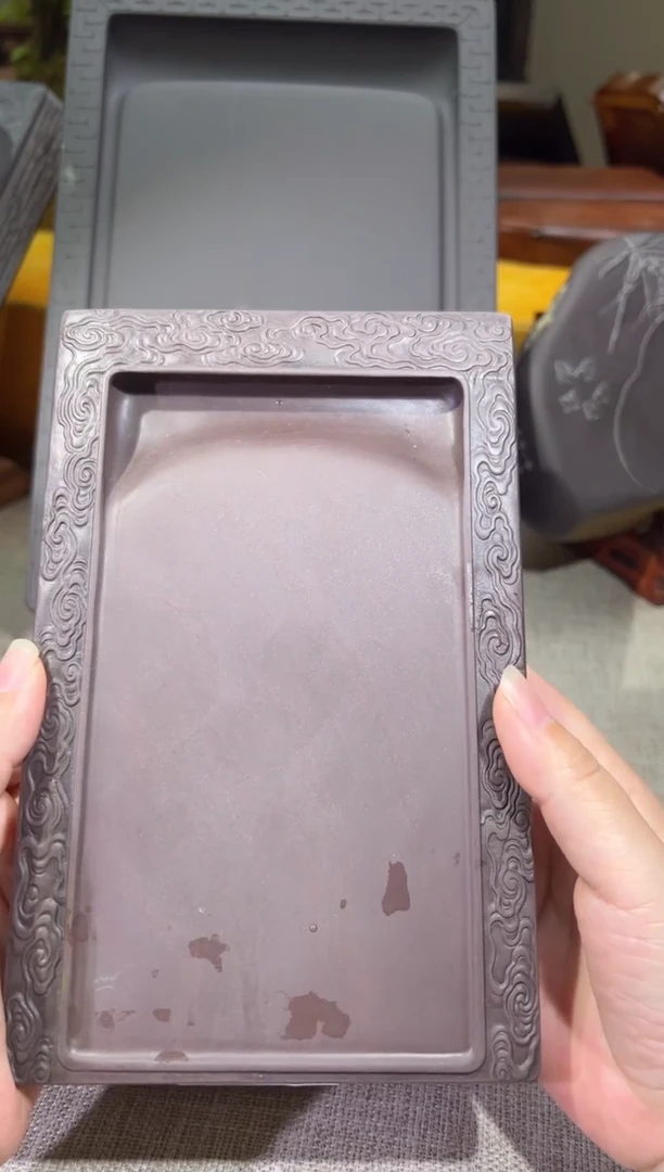 砚乡姐妹端砚甄选（老宋坑木盒）